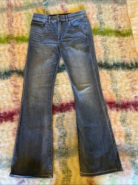 Express Women's Dark Wash Flare Jeans